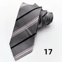 8CM Klasikinis Dryžuotas Raštas Kaklaraištis Vyrams Siauras Formalus Kaklaraištis Tinka Verslo ir Laisvalaikio Progom One Size gray