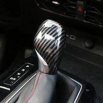 Car Gear Shift Knob Cover Carbon Fibe Shell For MG5 MG6 MG ZS HS 2020-2016 2017 2018 2019 2020 2021 Car Styling Auto Interior sedn9