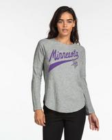 Junk Food Womens NFL Minnesota Vikings Super Soft Thermal Shirt New XXS-2XL M gray