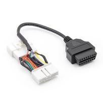 For Tesla 12pin 20pin 26pin To 16pin Male Female OBD2 Cable Connector Model 3 Model Y OBD 2 OBDII Diagnostic Tool Auto Adapter gray