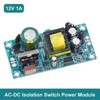 AC-DC 5V 2A 10W / 12V 1A 12W / 12V 2A Or 24V 1A 24W Switching Power Supply Module Bare Circuit 85-264V Board For Replace/Repair 1PCS