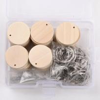 Mediniai pakabukai rinkinys, 40mm/60Pcs/20Set