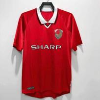 Manchester United 1998/99 Retro Short Sleeve Football Jersey Collectible Sports Training Shirt XXL