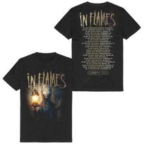 2026 in Flames Band's Swedish Metal Rock Printed T-shirt From An American_European Trendy Suitable for Both Men and Women S gray