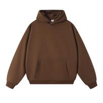 380G Terry Cloth Men's Hoodie - Trendy American Style, Drop Shoulder Casual Sweatshirt for Autumn/Winter M