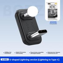 U-Shaped Otg Multifunctional Adapter Suitable For Mobile Phone Clip Microphone Playback Charging Otg Adapter A2