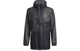 adidas Y-3 Oversized Zipped Windbreaker Men's L gray