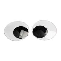 Jumbo Self Adhesive Googly Wiggly Eyes 7.5/10/15.4cm for Toys Dolls DIY Accessory Eyeball Refrigerator Door