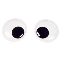 Jumbo Self Adhesive Googly Wiggly Eyes 7.5/10/15.4cm for Toys Dolls DIY Accessory Eyeball Refrigerator Door