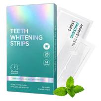 Whitening dental strips: gently protect teeth, leave a fresh scent, and are portable and easy to use 14pcs blue