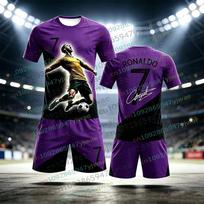 2026 Special Edition No.7 Fans Football Jersey Tshirt Tops Women Men Sportwear Summer Casual Kids Tshirt And 2 Piece Set 160