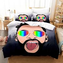 Bad Bunny Un Verano Sin Ti Bedding Set Summer Beach Print Duvet Cover All Sizes CustomizableTextile Twin Full Queen King Size 100X135CM