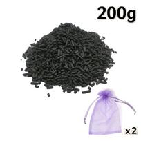 Activated Charcoal Pellets 100/200/300G Carbon Granules Odor Eliminator Air Purification Deodorizer For Fridge Closet Shoes A3