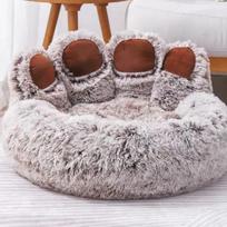 Pūkuotas pamušalas šunų gultas dideliems šunims, visų sezonų šilta naminių gyvūnų sofa-lova, plaunamas auksaspalvių retriverių korgių kilimėlis 50cm