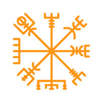 Įvairių dydžių spalvų Vikingų runa Vegvisir Talismanas juokingas automobilio lipdukas ir decal vinilas auto automobilio lipdukai pasirinkite dydį 15x15 cm