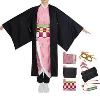 Slayer Kimetsu No Yaiba Kamado Nezuko Cosplay Costume With Exquisite Craftsmanship And Breathable Fabric** Kamado Nezuko Costume,XL pink