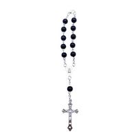 1Pcs Cross-Shaped Bracelets Car Pendants Rosary Bracelets Bead Car Accessories Jewelry Gifts Themed Around Christlike Faith A2