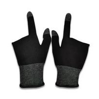New Non-scratch Gaming Gloves Breathable Black Finger Thumb Sleeves Portable Gaming Gloves Accessories black