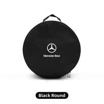 EV Car Charging Cable Storage Box Charger Cables Carry Bag Trunk Organizer For Mercedes Benz AMG A C E Class C180 C200 C260 C300