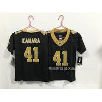 New Orleans Saints NFL Football Jersey Women Kids Cotton Blend Team Uniform Kamara 41 Brees 9 XL Women