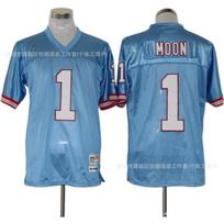 Vintage NFL Oilers Football Jersey Embroidered Mesh 1 Moon 9 34 Mens Womens L-XXXL XXL gray