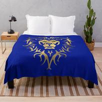 Alliance logo of the game World of warcraft - WoW - Throw Blanket 150cm*200cm