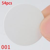 54Pcs/Set Screw Hole Cover Stickers Self Adhesive Wooden Furniture Caps for Desk Cabinet Drawer Wood Craft Ornament