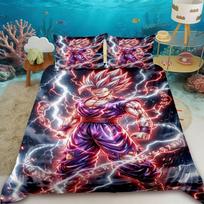 2/3pcs Dragon Ball Duvet Cover Goku Anime Cartoon Bedding Set Comforter Cover with 2 Pillowcase Bedroom Home Decor Gifts 90×200cm