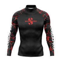 Mens UPF 50 Quick-Dry Rash Guard Long Sleeve Swim Shirt Surfing Diving Snorkeling Water Sports XXXL