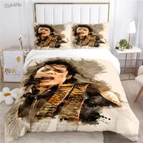 Michael J-Jackson Comfortable Duvet Quilt Cover Pillowcase Bedding Set Children Bedroom Decoration Home Textile 70x133cm 3pcs