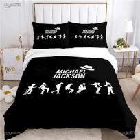 Michael J-Jackson Comfortable Duvet Quilt Cover Pillowcase Bedding Set Children Bedroom Decoration Home Textile 70x133cm 3pcs