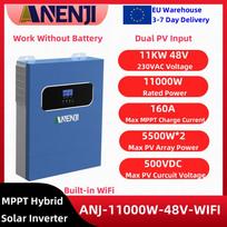 11KW 6.2KW 4.2KW Solar Inverter Hybrid Off/On Grid Inverter MPPT 120A/160A Solar Charge Controller Apply for Solar Panel