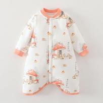 Baby Sleep Sack Winter Thick Fleece Swaddle Newborn Anti Kick Blanket Onesie 90cm 21-26 months white