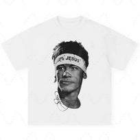 Neymar American Football Star Print Cotton Shortsleeved T Shirt Unisex Unisex Clothing Athleisure Print Fashion Oversize Casual Tee L black