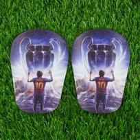 [Professional Shin Guards] Lightweight Professional Soccer Training Shin Guards 1 Pair | Impact Reduction Buffer Protective 1 Blue XS