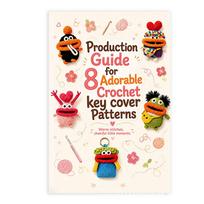 Cross-Border Woven Key Pouch Guide: Goofy Monster Notebook