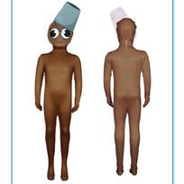 Sprunki Incredibox Cosplay Kostiumas Dėžė Unisex Ritmo Apranga Stilinga Ir Patogi 180cm/70.87in brown