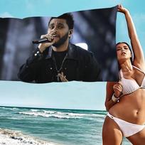 Rapper The Weeknd XO Big Microfiber Beach Towels Quick Dry Towel Sand Beach Towels Pool Towel for Travel Swim Pool Yoga 30x60cm
