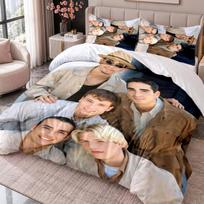 Backstreet Boys 3Pcs Bedding Set Duvet Cover With Two Pillowcases For Bedroom Home Decoration 140cmx210cm