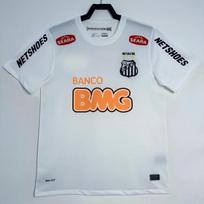 Santos FC 2012-2013 Season Home/Away Fan Jersey Neymar 10 Short Sleeve Football Shirt L