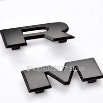 Super Big Letters Emblem for Dodge RAM 1500 Car Styling Middle Grille Badge Front Grill Nameplate Logo with Buckles Black Chrome QS1 gray