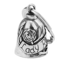 Custom Logo Stainless Steel Guardian Bells for Motorcycle Gremlin Biker Luck Charm Keyring Vintage Riding Protection Gift One Size