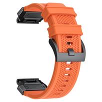 22/26mm FKM guminė apyrankė Garmin Fenix 8 47/51mm E 7 7X Pro QuickFit apyrankėms Descent G2 G1 Mk3i Instinct 3 laikrodžio dirželis QuickFit 22mm