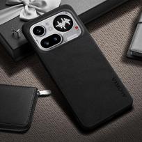 Case for Nothing Phone 4a Pro 4b Coque Luxury Vintage Cowhide Pattern Leather Phone Cover Funda for Nothing Phone 4b Case Capa Nothing Phone (4b) gray