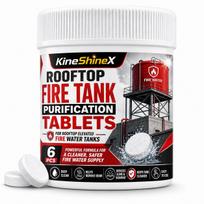 Fire Water Tank Cleaning Tablets For Rooftop Elevated Fire Tank Easy To Use Water Tank Purifier Tablets Single-bottle pack