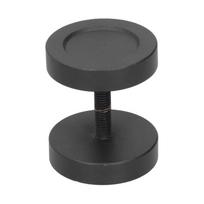 Barn Door Handle, Carbon Steel Round Sliding Door Knob with Matte Frosted  , for Gates Sheds Garages Sliding Barn Doors Cabinet Doors