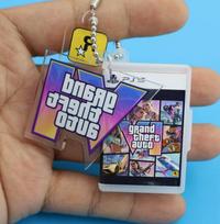 Card Box Acrylic Keychain Charm One Size