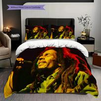Reggae Vibes Rasta Colors Threepiece Set 1 Duvet Cover 2 Pillowcase Without Core Bedding Set Duvet Cover And Pillowcase 135x200cm