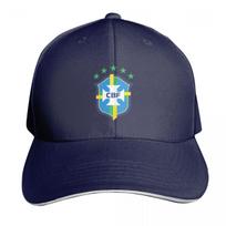Brazilian football federation logo Baseball Cap Vintage Retro Embroidered Lightweight Packable Gift for Him Her gray