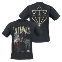 2026 in Flames Band's Swedish Metal Rock Printed T-shirt From An American_European Trendy Suitable for Both Men and Women XL black